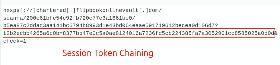 Figure 11 – Session token set after passing bot checks