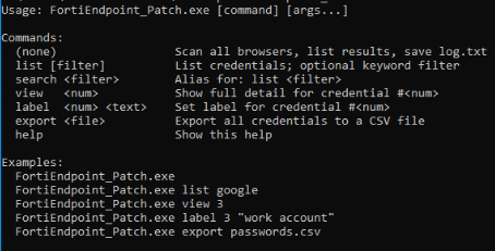 Figure 3 - EKZ Stealer usage