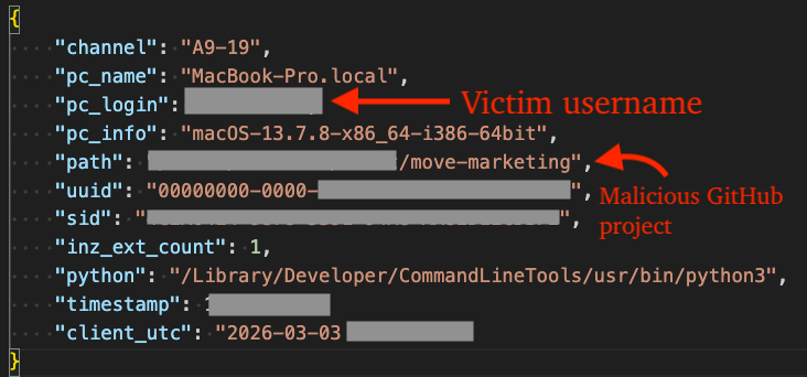 Figure 43 – Victim _info.json file