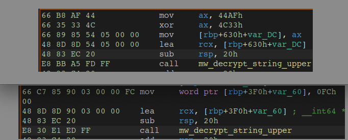 Figure 12 – Simple obfuscation