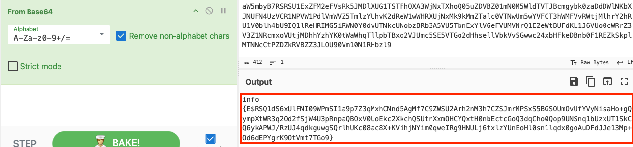 Figure 17 – Decoding 'add' query parameter from base64 via CyberChef