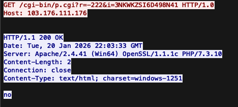 Figure 22 – 'no' in C2 response, continue polling