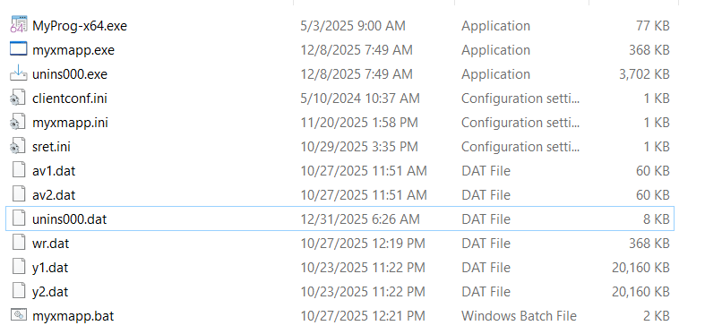 Figure 20 - Files Dropped by 180.exe to C:\unffafa Directory