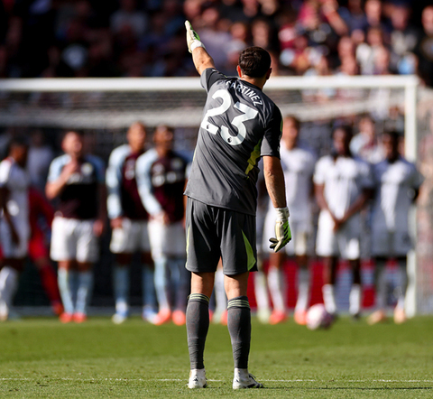 Aston Villa Team in Action.