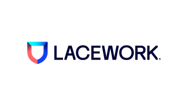This is a Lacework logo on the Cloud for MDR page.