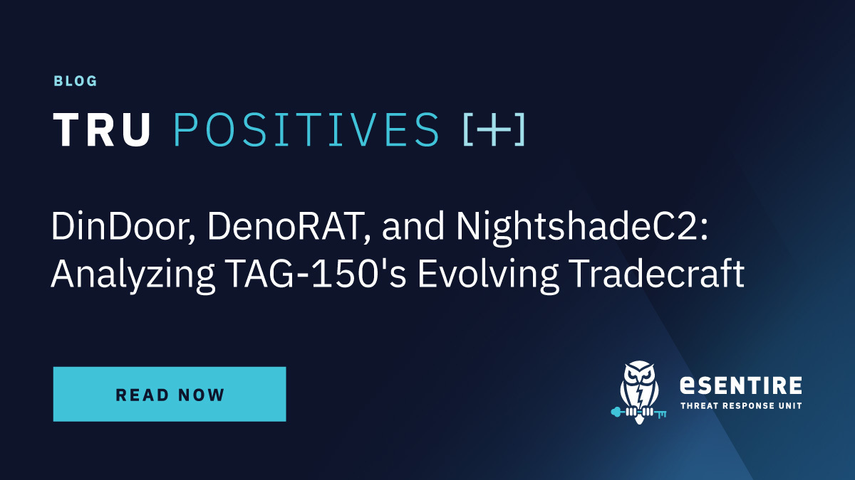 DinDoor, DenoRAT, and NightshadeC2: Analyzing TAG-150's Evolving Tradecraft